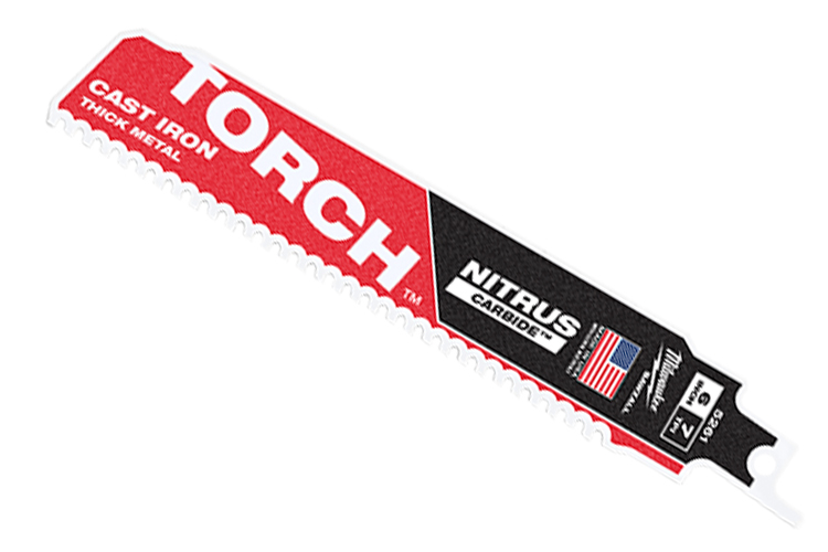 Milwaukee 48-00-5562 9" 7tpi The Torch for Cast Iron With Nitrus Carbide 5 PK for sale online 