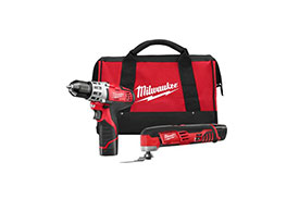 2495-22 Milwaukee M12 Cordless LITHIUM-ION 2-Tool Combo Kit