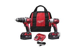 2697-22 Milwaukee M18 Cordless LITHIUM-ION 2-Tool Combo Kit