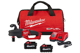 2808-22 Milwaukee M18 Fuel Hole Hawg Right Angle Drill W/Quik-Lok