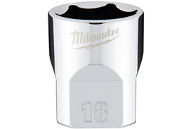 45-34-9082 Milwaukee 3/8'' Drive 12mm Metric 6-Point Socket