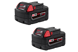 48-11-1852 Milwaukee M18 REDLITHIUM XC5.0 Extended Capacity Battery Two Pack