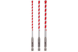 Milwaukee 48-20-9050 3pc. SHOCKWAVE Carbide Hammer Drill Bit Kit