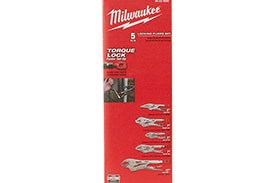 48-22-3695 Milwaukee 5 Pc. TORQUE LOCK LOCKING PLIERS KIT