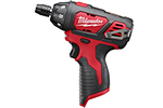2401-20 Milwaukee M12 1/4'' Hex Screwdriver (Tool Only)