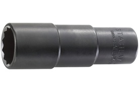 03421041 Stahlwille 51aP 25/32'' SAE Long 12-Point Brake Socket, 1/2'' Square Drive