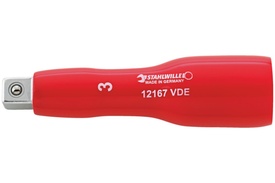 12420003 Stahlwille 12167 VDE 258mm VDE Socket Extension, 3/8'' Square Drive