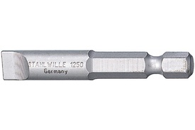 08300635 Stahlwille 1242 0.6 x 3.5mm Slotted Screwdriver Bit, 1/4'' Hex Power Drive