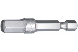 08330003 Stahlwille 1280 3mm Hex Key Screwdriver Bit, 1/4'' Hex Power Drive