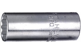 01240010 Stahlwille 40DL 10mm Long 12-Point Socket, 1/4'' Square Drive