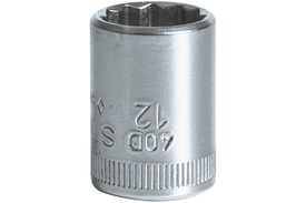 01030012 Stahlwille 40D 12mm 12-Point Socket, 1/4'' Square Drive