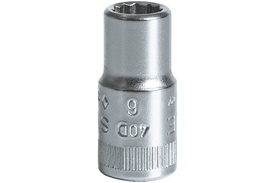 01030006 Stahlwille 40D 6mm 12-Point Socket, 1/4'' Square Drive
