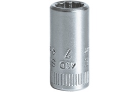 01030007 Stahlwille 40D 7mm 12-Point Socket, 1/4'' Square Drive