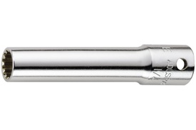01021008 Stahlwille 40aLSP 1/4'' SAE Long Spline-Drive Socket, 1/4'' Square Drive