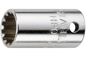 01011008 Stahlwille 40aSP 1/4'' SAE Spline-Drive Socket, 1/4'' Square Drive