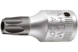 01351027 Stahlwille 44KTXB T27 Torx Tamper Resistant Screwdriver Socket for M5-M6 Screws, 1/4'' Square Drive