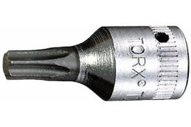 01350040 Stahlwille 44KTX T40 Torx Screwdriver Socket for M6 Screws, 1/4'' Square Drive