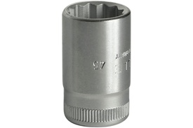 02010013 Stahlwille 45 13mm 12-Point Socket, 3/8'' Square Drive