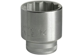 02010024 Stahlwille 45 24mm 12-Point Socket, 3/8'' Square Drive