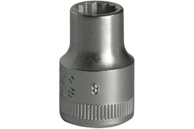 02010008 Stahlwille 45 8mm 12-Point Socket, 3/8'' Square Drive