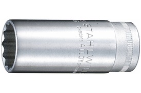 02420034 Stahlwille 46a 9/16'' SAE Long 12-Point Socket, 3/8'' Square Drive