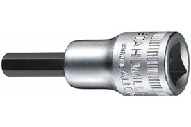 02050006 Stahlwille 49 6mm Hex Key Screwdriver Socket, 3/8'' Square Drive