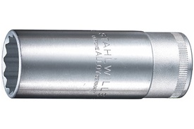03420062 Stahlwille 51a 1-7/16'' SAE Long 12-Point Socket, 1/2'' Square Drive