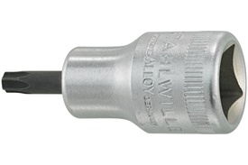 03110027 Stahlwille 54TXB T27 Torx Tamper Resistant Screwdriver Socket for M5-M6 Screws, 1/2'' Square Drive