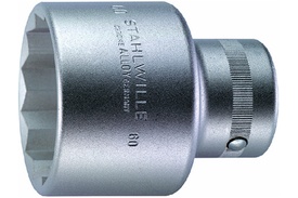 06010034 Stahlwille 60 34mm 12-Point Socket, 1'' Square Drive