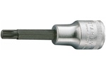 03160808 Stahlwille 1054X M8 Special Length Triple Square Screwdriver Socket, 1/2'' Square Drive