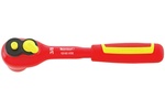 12430001 Stahlwille 12165 VDE 197mm VDE QuickRelease Fine-Tooth Ratchet, 3/8'' Square Drive