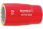 03370010 Stahlwille 12179 VDE 10mm VDE 12-Point Socket, 1/2'' Square Drive