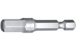 08330003 Stahlwille 1280 3mm Hex Key Screwdriver Bit, 1/4'' Hex Power Drive