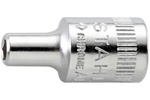 01010003 Stahlwille 40 3mm 6-Point Socket, 1/4'' Square Drive