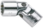 01541024 Stahlwille 402aK 3/8'' SAE Extra Short 12-Point Uniflex Socket, 1/4'' Square Drive