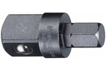 32210001 Stahlwille 4035 3/8'' Male Square Drive Adapter, 3/8'' Hex Drive
