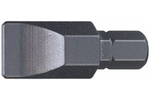 08400010 Stahlwille 4040 1.0 x 7mm Slotted Impact Screwdriver Bit, 3/8'' Hex Drive