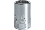 01030010 Stahlwille 40D 10mm 12-Point Socket, 1/4'' Square Drive