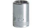01030011 Stahlwille 40D 11mm 12-Point Socket, 1/4'' Square Drive