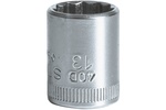 01030013 Stahlwille 40D 13mm 12-Point Socket, 1/4'' Square Drive