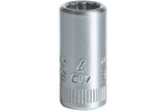 01030007 Stahlwille 40D 7mm 12-Point Socket, 1/4'' Square Drive