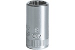 01030008 Stahlwille 40D 8mm 12-Point Socket, 1/4'' Square Drive