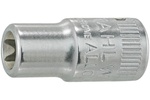 01270004 Stahlwille 40TX E4 External Torx Socket, 1/4'' Square Drive