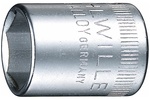 01010004 Stahlwille 40 4mm 6-Point Socket, 1/4'' Square Drive