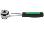 11231011 Stahlwille 411 Fine-Tooth Ratchet, 1/4'' Square Drive