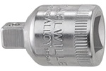 12030001 Stahlwille 431 1/4'' Socket Adapter, 3/8'' Square Drive