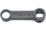 02181007 Stahlwille 447 7mm 12-Point Box End Socket Adapter, 3/8'' Square Drive