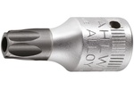 01351008 Stahlwille 44KTXB T8 Torx Tamper Resistant Screwdriver Socket for M2.5 Screws, 1/4'' Square Drive