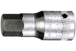 01120003 Stahlwille 44K 3mm Short Hex Key Screwdriver Socket, 1/4'' Square Drive