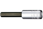 01050003 Stahlwille 44 3mm Hex Key Screwdriver Socket, 1/4'' Square Drive